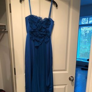 BCBG royal blue maxi gown